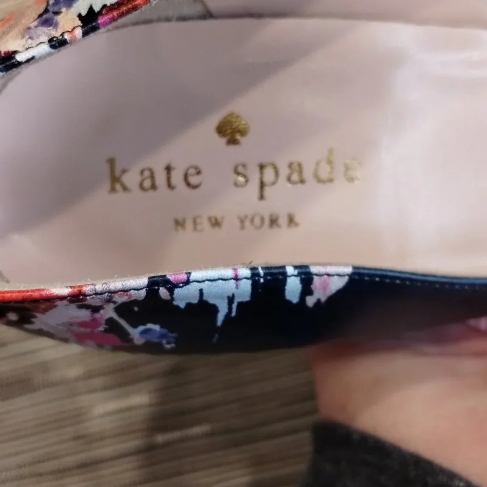 Kate Spade Floral Pumps Size 6.5 - Picture 12 of 12